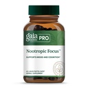 GAIA HERBS PRO Nootropic Focus - Συμπλήρωμα υποστήριξης για την υγεία του εγκεφάλου* - Nootropic συμπλήρωμα με Saffron, Ginkgo Leaf Extract & Lemon Balm - Vegan, χωρίς γλουτένη - 40 υγρά Phyto-Caps (20 υπηρεσίες)