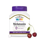 21. Yüzyıl, Melatonin Quick Dissolve Tabletleri 10 mg, White, Cherry, 120 Kont