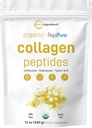 Micro Ingreds Collagen Peptides Peptides Σκόνη Βιολογικά, 12oz 