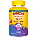 Nature Made Wellblends Sleep and Recover, Sleep Aid with Melatonin 3 mg to Support Restful Sleep, artı L theanine 200 mg ve Magnezyum Citrate, 44 Gummies