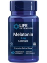 Life Extension Melatonin, 3 mg, Optimal Uyku Desteği, Sağlıklı sirdian Rhythms, Hücre Savunması, Gluten-Free, Non-GMO, Vegetarian, 60 endable lozenges
