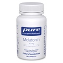 Pure Encapsulations Melatonin 20 mg - Uyku Desteğine Intended For Sleep Support - For Immune System & Sağlıklı Hücreler - 99.5% Wave Melatonin - Gluten Free & Non-GMO - 180 Capsules