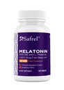Safrel Melatonin 30mg - με B6 & L- Theanine - 120 δισκία ταχείας διάλυσης με Φυσικό Berry Flavor (2 δισκία Δόση = Μελατονίνη 60mg) (120 Count (Pack of 1))