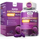 Μελατονίνη 100mg για Αντιοξειδωτική & Γνωστική Υγεία, Εξαιρετικά Υψηλή Δόση Μελατονίνη με CoQ10, Κουρκουμάς, Trans-Reεσβερατρόλη, Βιταμίνη B12 C E για την Αντι-γήρανση του εγκεφάλου, Κυτταρική Επισκευή και Ενέργεια, 75 Softgels