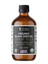 Dr. Berg Black Seed Oil Organic Cold Pressed – Pure Nigella Sativa Black Cumin Oil – USDA Organic, Halal, Vegan – Saç, Skin, Immune Support – Unrefined Liquid – 4 oz Glass Şişe Şişe