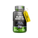 ORZAX Black Seed Oil Cold Pressed 100% Pure | Non-GMO - Omega 3 6 9 & Thymoquinone | Black Cumin Nigella Sativa Oil for Immune Support, Hair, Skin, Face (1000 mg - 90 Softgel Capsules)
