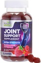 Joint Support Supplement - Extra Strength Glucosamine Gummy Supports Joints Health & Flexibility for Back, Knees, Hands - Natural Vitamin E Immune Support - Best Gummies for Women & Men - 120 Gummies