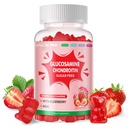 DANEW Pro Glucosamine Chondroitin Gummies with MSM & Elder Ekstra Güçlü - Ortak Destek, Antioksi Immune Support Supplement for Yetişkinler, Men & Women.90 Strawberry Gummies