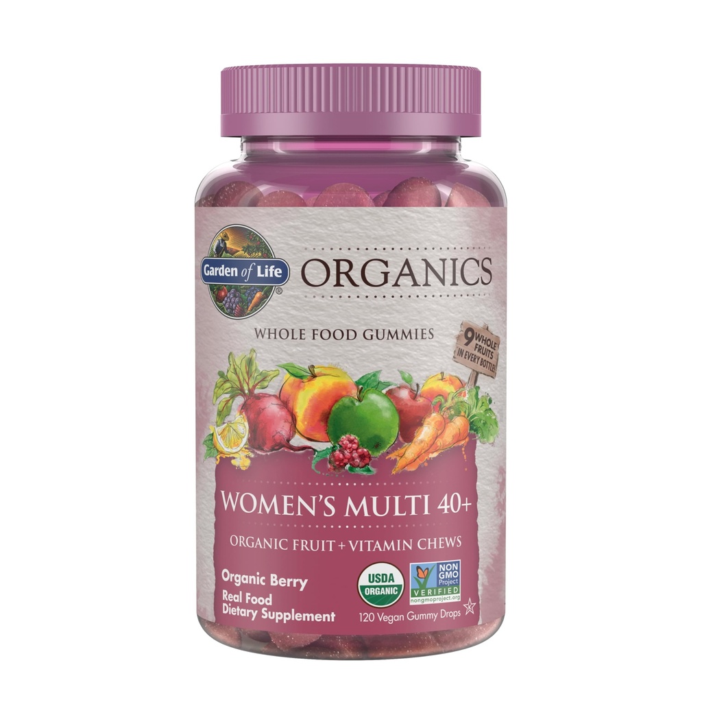 Vegan, Kosher Complete Multi - Methyl B12, C & D3 - Γλουτένη, Σόγια & Γαλακτοκομικά, 120 Real Fruit Gummies