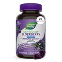 Nature's Way Sambucus Zero Sugar Immune Gummies, Daily Immune Support*, Black Elderberry Extract, C, Vitamin D3, çinko, Sugar Free, Sugar Alkol Free, Plant-Based Sweeteners, 70 Gummies