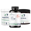Sağlık 3R Gut reset Programı için tasarımlar - IgGI Immunoglobulin Capsules, ProbioMed 50 Probiyotik, GI Revive to Soothe, Coat & Fortify (3 Ürünler)