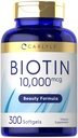 Carlyle Biotin 1000006 | 300 Softgels | Max Strength for Hair, Skin, and Nails | Non-GMO, Gluten Free Supplement Supplement Supplement