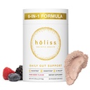 Daily Gut Health Toz 6in-1 All Natural Supplement, Slippery Elm, L Glutamine, Limon Balm with PepZinGI - Bloat & Gas Relief, GI Lining Tamir, IBS Support - Karma Berry, 30 Hizmet