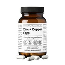 Santa Cruz Paleo, çinko & Copper Mineral Supplement, High Abpsiyon Formula, Çinko Skin & Saç için Tamam, L Methionine, Copper Gluconate, Trace Minerals, Gluten Free, Keto, Paleo, 60 Capsules