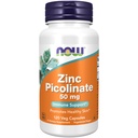 NOW Συμπληρώματα τροφίμων, Ψευδάργυρος Picolinate 50 mg, Υποστηρίζει Enzyme Λειτουργίες *, ανοσοποιητική υποστήριξη *, 120 Veg Κάψουλες (Η συσκευασία μπορεί να διαφέρει)