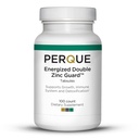 PERQUE Energized Double Çinko Guard 100 Tabs - Picolinate & Citrate ile Çift Karbon Tamamı - Destekler Immune, Skin & Hücre Sağlığı - Yüksek-Abpsiyon, Non-GMO, Gluten-Free Formula - 100ct