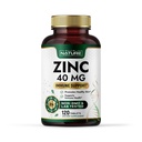 Nature Bora 40 mg Tarafından İnşa Edildi – Yüksek Lisans Immune Support & Antioksi Supplement – Skin Health & Yara şifasını Destekleyin – çinko Gluconate – Non-GMO, Gluten Free – 120 Tablet