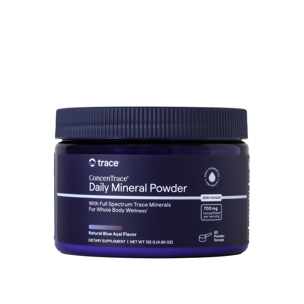 Trace Minerals ConcenTrace Daily Mineral Toz - Destek Enerji, Digestion, Bone Health - 70+ Multiminerals Supplement with Ionic Magnezyum, Chloride, & P properties, Sugar-Free (60 hizmet)