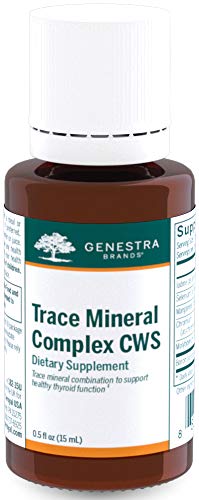 Genestra Brands Trace Mineral Kompleksi CWS | Tiroid Fonksiyonlarını Destekler ve Oxidative Strese Karşı Korumaya Yardımcı Olabilir | 0,5