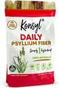Konsyl Daily Psyllium Fiber Toz | 100% All-Do Doğal Psyllium Husk for Gut & Digestive Health | No Sugar, No Fillers 90 Serviss (540g)