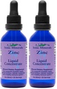 Eidon Ionic Minerals Sıvı çinko Yoğunluğu - Ionic çinko Supplement Drops for Yetişkinler and Kids, Support Immune System, Hair and Skin, Liver and Kidney Health, Relieves Stress - 2 oz (Pack of 2)