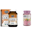 Life Vitamin Code Raw Iron 30ct Capsules & Organics Women's Gummy Vitamins - Berry - sertifikalı Organik, Non-GMO, Vegan
