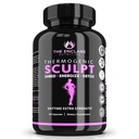Termogenic Fat Burner, Appetite Suppressant, Kadınlar ve Erkekler için Kilo Kaybı Tamam, Metabolism, Enerji, Focus, Beyin, Caffeine Pills with Chromium, Green Tea Extract, L Theanine, Sculpt 60 Capsules