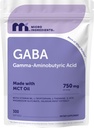 Micro Συστατικά GABA 750 mg με MCT Oil, 300 Softgels 
