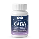 GABA 750mg with L-Theanine & Magnezyum | Natural Supplement for Relieve the Pressure, Relaxation & Calm Focus | 60 Veggie Capsules
