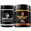 Gorilla Mode Creatine Monohydrate Micronized Powder & Pre Workout (Rainbow Sherbert)- Massive Pumps | Laser Focus Energy | Improved Muscle Size | Power Output and Strength