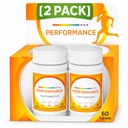 Centrrum Performance Multivitamin & Mineral Tablets 60 Count Συμπεριλαμβάνονται η βιταμίνη C, D, και ο σίδηρος (Pack of 2)
