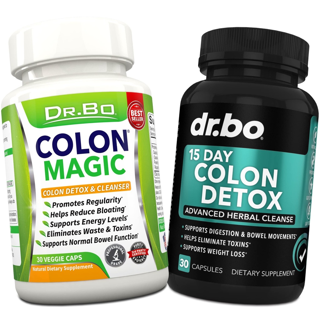 Mineral kaybı için Kolon Temizser Detox - 15 Gün Intestinal Cleanse Pills & Probiyotik - Constipation Relief için Doğal Laxative - Bowel Hareket Stomach Bloating için Tamamlar, Gut Support
