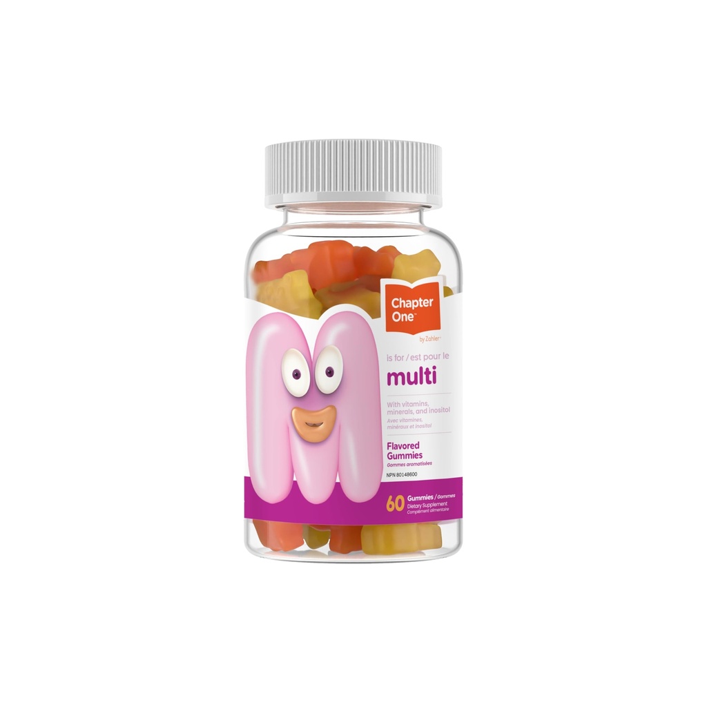 Zahler - Bölüm One Kids Multivitamin Gummy with 13 Vitamins & Nutrients (60 Flavored Gummies) - Sertifikalı Kosher Çocuk Vitaminleri A Vitamin C, D3, çinko & More - Multivitamin Gummies