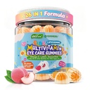 Demir, 450 mg Algae Omega-3, Metilated B12, Folate, Fiber 2g, Probiyotikler, Magnezyum, A, C, D, K, çinko, Çocuklar Büyüme için Vitaminler, Beyin, Eye, Gut, Immune, Sugar Free 2g, Probiyotikler, Magnezyum, A, C, D, K, çinko, Çocuk Vitaminleri, Büyüme için Vitaminleri, Beyin, Eye, Gut, Immune, Sugar Free