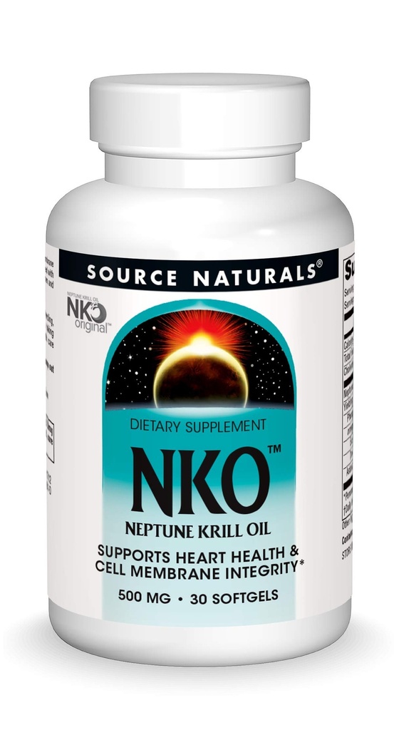 Source Naturals NKO Neptün Krill Oil 500mg - 30 Softgels