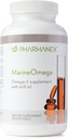 Pharmanex Marine Omega, Omega-3 Fatty Acids & Krill Oil Supplement, 1200 mg DHA & EPA, 120 Softgels, Supports Heart, Brain, Joint, & General Health