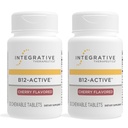 Bütünleştirici Tedaviler B-12 Aktif, B12, Destekler Nerve Function*, Cherry Flavored, 30 Chewable Tabletler - 2 Pack