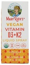 Ruth'un Organik Vitamin D3 Plus K2 Sprey, 1 FZ