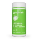 UpNourish Liposomal D3 K2 Vitamin 10000 IU D3 και K2 MK-7 200 mcg - 365 Vitamin D3 k2 (Vitamina D3 con K2) Mini Softgels - Εύκολο στην κατάποση K2 D3 Συμπλήρωμα βιταμίνης