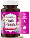 Mama Natural Prenatal Probiyotiks for Women – Gut & Immune Support forlle, Emziring & Postpartum* | 25 Milyar CFU, 12 Strain Probiyotik & Prebiyotik