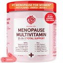 Mükemmel Menopause Multivitamin | Kadınlar için 21 Vitamin | Siyah Cohosh, Ashwagandha, Vitamin D3+K2, Probiyotikler ve Collagen | Hot Flashes için Destek, Mood Swings, Ortak & Skin Health | 30 SVG