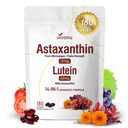 14-in-1 Astaxanthin 12 mg & Lutein 40 mg with Zeaxanthin Supplements, 6 Ay Supply, Fresh Microalgae Source, Supports Eye, Skin, Antioxy, Common, Circulatory Health Non-GMO Gluten Free 180 Softgels