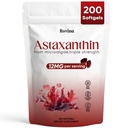 Rovina Astaxanthin 12mg, Immune, Eye, Skin Supports, Non-GMO & Gluten Free - 200 Softgels