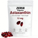 Astaxanthin 12 mg, Natural Astaxanthin Supplements Algae, 120 Softgels 4-Month Supply
