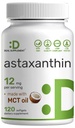 DEAL SUPPLEMENT Astaxanthin 12 mg Per Servis, 120 Softgels | Astaxanthin Supplement with MCT Oil | Microalgae Source | Non-GMO