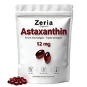Ασταξανθίνη 12mg, Φυσική Ασταξανθίνη Συμπληρώματα Algae,120 Softgels (1 Τσάντα)