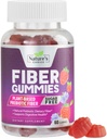 Yetişkinler için Fiber Gummies, Sugar Free Daily 4g Gummy Fiber Supplement, Prebiyotik Gummy Digestive Health Support - Plant Based uli Chews, Prebiyotiks Supports Regularity & Digestion - 60 Gummies
