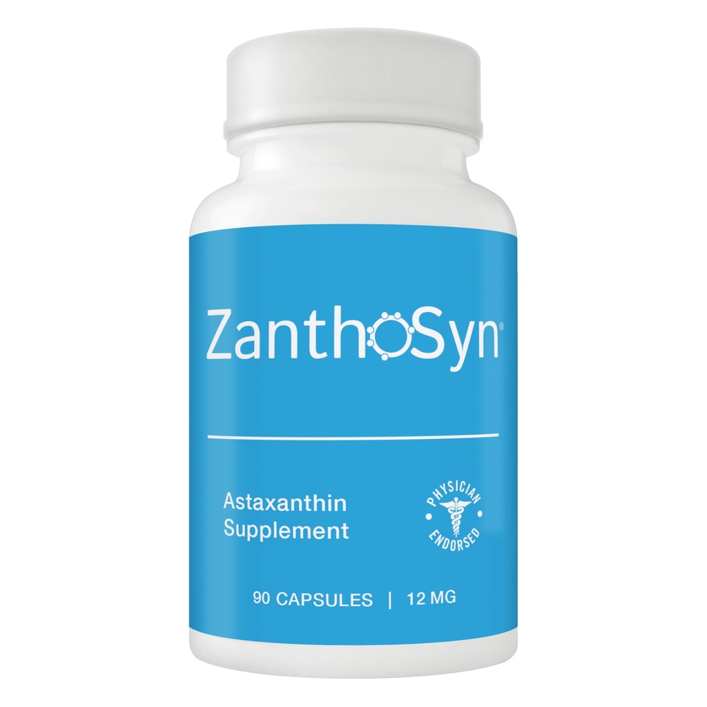 Astaxanthin, Triple Strength (12mg) x Triple Bioavailability (3X Abxia into Bloodstream), Üstün yarılma, Non-GMO, Major Allergen Free, No Fishy Aftertaste, 90 Sebze Capsules