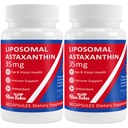 35mg Liposomal Astaxanthin Supplement - Skin, Joint & Eye Health için Güçlü Anti-Aging Formula - Pure Astaxanthin - Vegan, Non-GMO, 120 Capsules