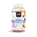 365 by Whole Foods Market, Omega-3 Kids' Gummy, Natural Raspberry Lemonade Flavor, 120 Count